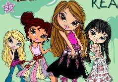 Игры Одень Братц на день рождения Bratz