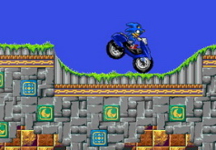 Игра Супер Соник на мотоцикле