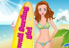 игры гавайи серфинг девушка