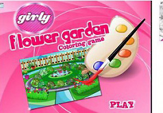 Игры раскрась цветочный сад онлайн