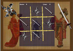 Игры Ninja tic tac toe