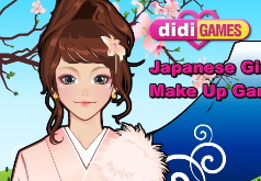 игры макияж японской девушки