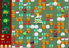 Игры Злые птички на Рождество