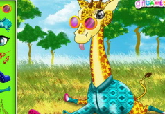 игры жираф лези