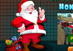 Игры Побег Санта Клауса от медведя