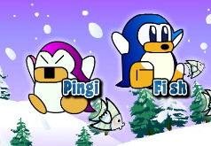 игра пингвин катается на животе