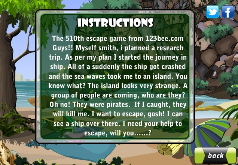 Игра Побег с сокровищами с острова пиратов