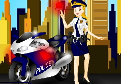 Игры Девушка полицейский одевалка