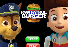 Игра Гамбургер для щенячьего патруля