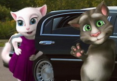 Игра Говорящий кот Том и Анжела на лимузине