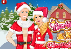 Игры Барби и Кен на Новый Год