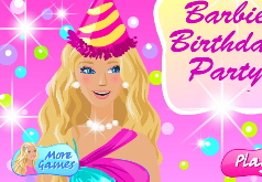 Игры Одевалка Барби День Рождения