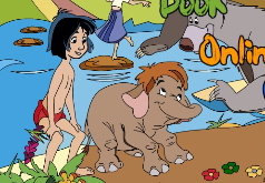 Игры Раскраска с Маугли Книга джунглей