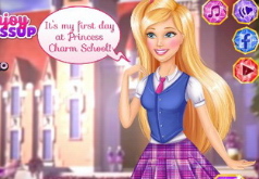 игра для девочек одевалки барби принцесса школы