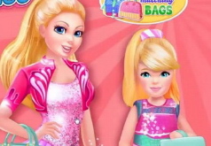 Игра Барби и Келли одинаковые сумки