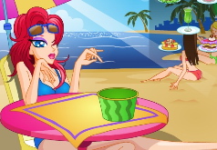 игры для девочек мороженое на пляже
