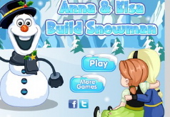 Игры Анна и Эльза создают снеговика