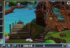 Игры Побег из деревянного дома на озере
