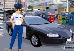 Игры Переодень женщину полицейскую