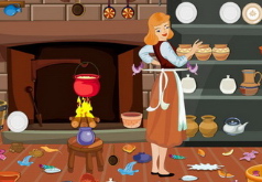 Игры Уборка кухни с Золушкой