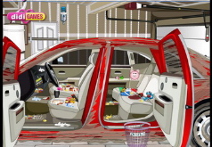 Игры Уборка в машине