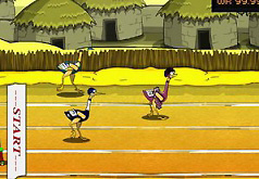игры на троих страусиные бега