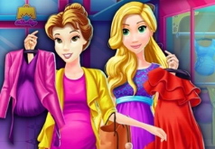 Игры Беременные принцессы Диснея на шопинге