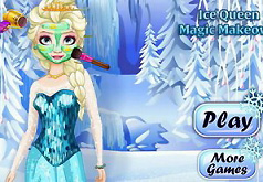 Игры Волшебный макияж ледяной королевы