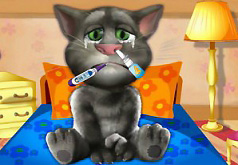 Игры Говорящий кот Том заболел гриппом