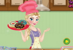 Игры Эльза готовит пончики