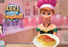 Игра Анна готовит спагетти