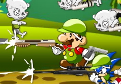 Игры Денди Марио и Соник убивают зомби
