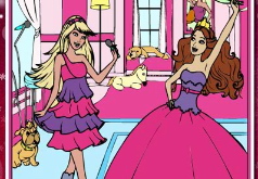 игры для девочек раскраски барби и принцессы