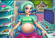 Игры Беременная мама Барби
