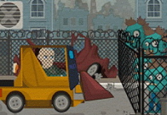 игры убегать от зомби на машине