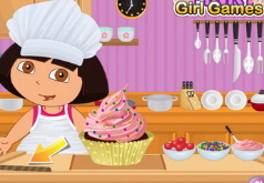 Игры Dora Perfect Cupcake Swirl