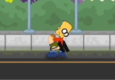 Игры Барт Симпсон против зомби