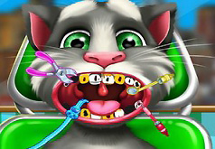 Игры приключения|Кот Том у зубного врача