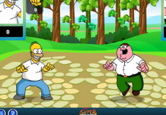 Игра Уличная драка Симпсон против Гриффина