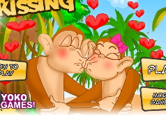 игры обезьянки целуются