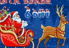 Игры Санта Клаус Найди 6 отличий