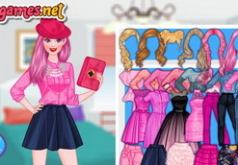 Игры Барби Розовая одежда