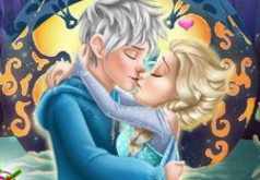 Игра Эльза и Джек поцелуй