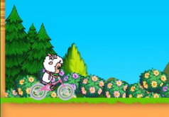 Игры коза на велосипеде