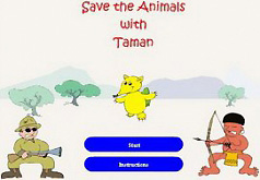 Игра Спасение животных с Таманом