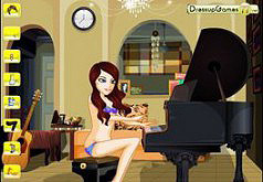 Игры Девушка и фортепиано