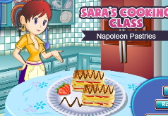 Игры Кухня Сары Печенье Наполеон часть 2