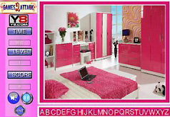 игры алфавит в розовой комнате