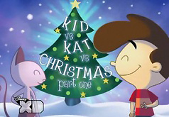 Игра Рождественский пазл Кит виси Кэт