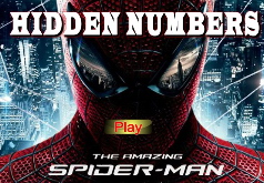 Игры Человек паук Найди числа